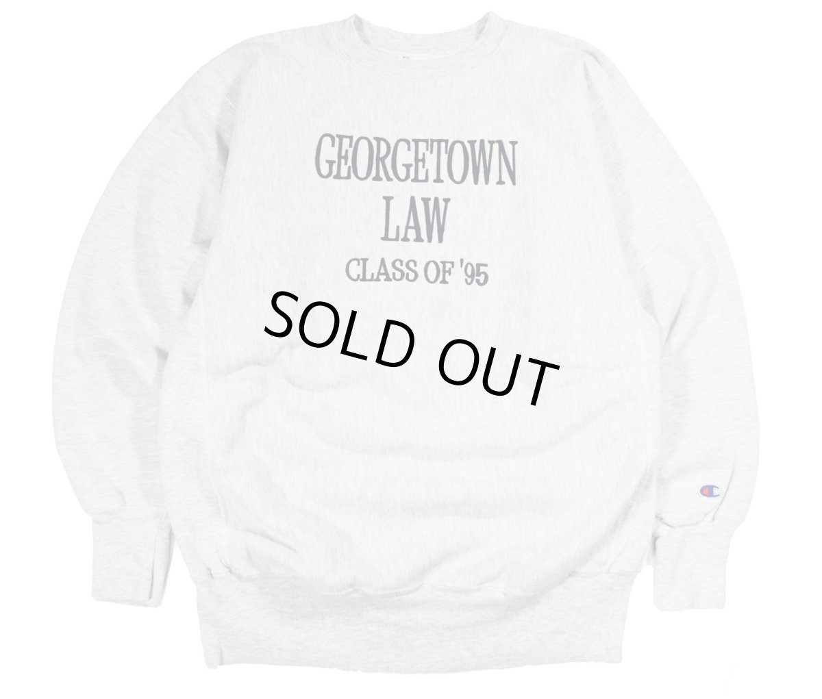 画像1: 90s Used Champion Reverse Weave Sweat Shirt "Georgetown Law Class of '95" (1)