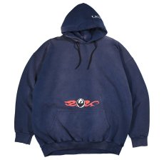 画像1: Used Dragon Optical Sweat Hoodie Fade Navy (1)