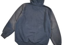 画像5: Used Carhartt Pullover Sweat Hoodie Fade Navy (5)