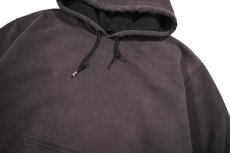 画像2: Used Carhartt Pullover Sweat Hoodie Fade Black (2)