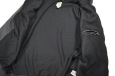 画像5: Used Carhartt Zip Sweat Hoodie Fade Black (5)