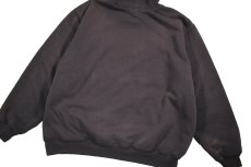 画像5: Used Carhartt Pullover Sweat Hoodie Fade Black (5)