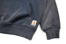 画像3: Used Carhartt Crew Neck Sweat Shirt Fade Navy (3)