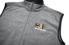 画像2: San Francisco Souvenir Fleece Vest Grey (2)