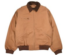 画像1: Deadstock Tri Mountain Canvas Jacket #4700 Brown (1)