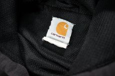 画像4: Used Carhartt Pullover Sweat Hoodie Fade Black (4)