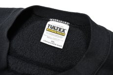 画像4: Used Tultex Raglan Sleeve Blank Sweat Shirt Fade Black made in USA (4)