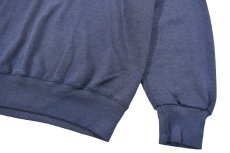 画像3: Used Jerzees Raglan Sleeve Blank Sweat Shirt Fade Navy made in USA (3)