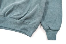 画像3: Used Jerzees Blank Sweat Shirt Fade Jade made in USA (3)