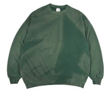 画像1: Used Jerzees Blank Sweat Shirt Fade Green made in USA (1)