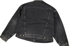 画像8: 93' Used Levi's 70598 Denim Trucker Jacket Black made in USA リーバイス (8)