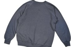 画像5: Used Jerzees Raglan Sleeve Blank Sweat Shirt Fade Navy made in USA (5)