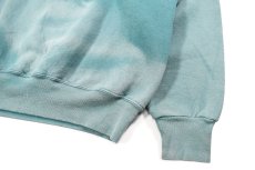 画像3: Used Fruit of the Loom Blank Sweat Shirt Fade Jade (3)