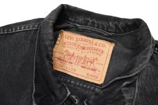 画像5: 93' Used Levi's 70598 Denim Trucker Jacket Black made in USA リーバイス (5)