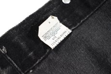 画像7: 93' Used Levi's 70598 Denim Trucker Jacket Black made in USA リーバイス (7)