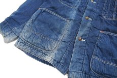 画像3: 60s Used Denim Coverall Quilting Liner (3)