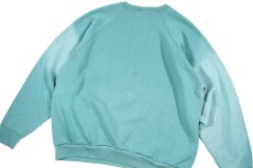 画像5: Used Fruit of the Loom Raglan Sleeve Blank Sweat Shirt Fade Jade (5)