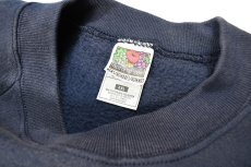 画像4: Used Fruit of the Loom Raglan Sleeve Blank Sweat Shirt Fade Navy (4)