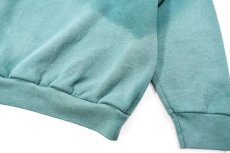 画像3: Used Fruit of the Loom Raglan Sleeve Blank Sweat Shirt Fade Jade (3)