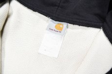 画像4: Used Carhartt Zip Sweat Hoodie Fade Black (4)