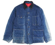 画像1: 60s Used Denim Coverall Quilting Liner (1)