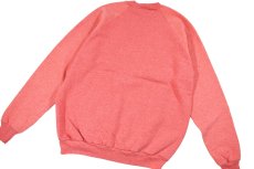 画像5: Used Jerzees Raglan Sleeve Blank Sweat Shirt Fade Red made in USA (5)