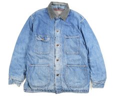 画像1: 60s Used Denim Coverall Blanket Liner (1)