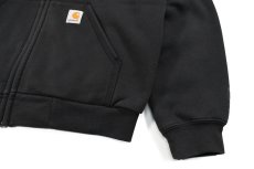 画像3: Used Carhartt Zip Sweat Hoodie Fade Black (3)