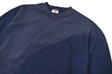 画像2: Used Jerzees Blank Sweat Shirt Fade Navy made in USA (2)