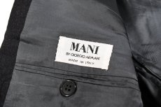 画像5: Used MANI by Giorgio Armani Tailored Jacket Charcoal made in ITALY (5)