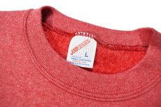 画像4: Used Jerzees Blank Sweat Shirt Fade Red made in USA (4)