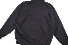 画像5: Used Carhartt Zip Sweat Hoodie Fade Black (5)