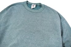 画像2: Used Jerzees Blank Sweat Shirt Fade Jade made in USA (2)