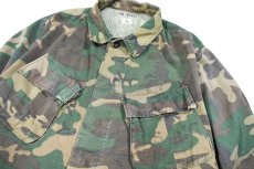 画像2: Used Us Military Customized Ripstop Poplin Jungle Fatigue Jacket ERDL Leaf Camo (2)