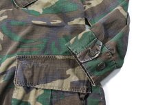 画像5: Used Us Military Customized Ripstop Poplin Jungle Fatigue Jacket ERDL Leaf Camo (5)