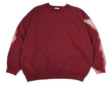 画像1: Used Fruit of the Loom Raglan Sleeve Bleached Blank Sweat Shirt (1)