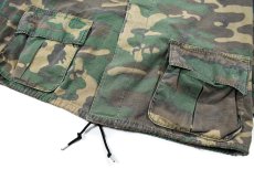 画像3: Used Us Military Customized Ripstop Poplin Jungle Fatigue Jacket ERDL Leaf Camo (3)