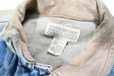 画像4: Used Banana Republic Denim Trucker Jacket made in USA (4)