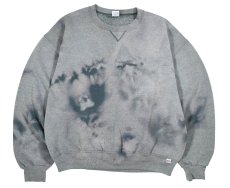 画像1: Used Russell Athletic Bleached Blank Sweat Shirt made in USA (1)