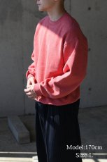 画像6: Used Jerzees Blank Sweat Shirt Fade Red made in USA (6)