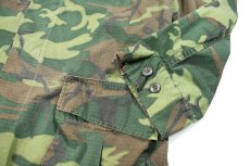 画像4: Used Us Military Customized Ripstop Poplin Jungle Fatigue Jacket ERDL Leaf Camo (4)