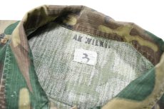 画像5: Used Us Military Customized Ripstop Poplin Jungle Fatigue Jacket ERDL Leaf Camo (5)