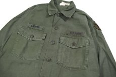 画像2: Used Us Military Cotton Sateen OG-107 Utility Shirt (2)