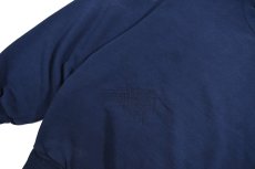 画像5: Used Jerzees Damaged Blank Sweat Shirt Navy (5)