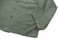 画像3: Used Us Military Cotton Sateen OG-107 Utility Shirt (3)