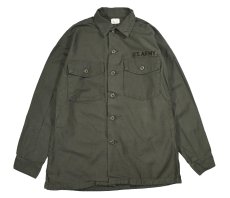 画像1: Used Us Military Cotton Sateen OG-107 Utility Shirt (1)