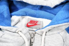 画像4: Used Nike Zip Sweat Hoodie Blue/Grey (4)