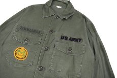 画像2: Used Us Military Cotton Sateen OG-107 Utility Shirt (2)