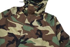 画像2: Deadstock Us Army Chemical Protective Coat Woodland Camo (2)