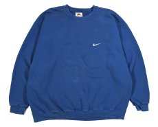 画像1: Used Nike Sweat Shirt Blue made in USA (1)